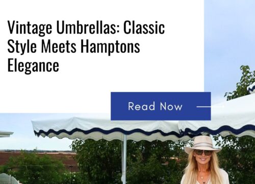 Vintage Umbrellas: Classic Style Meets Hamptons Elegance